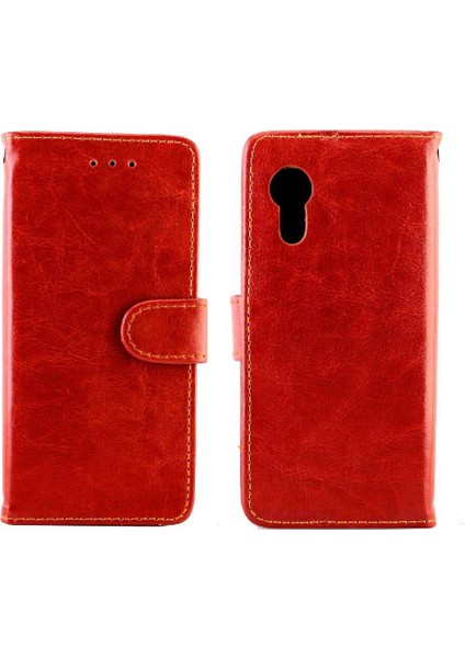 Samsung Galaxy Xcover 5 Kart Tutucu Manyetik Kapatma Pu Için Flip Case (Yurt Dışından)