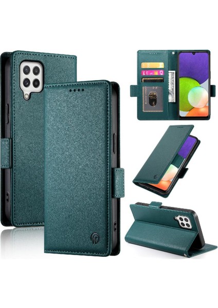 Samsung Galaxy A22 4g Kart Yuvaları Için Flip Case Cüzdan Günlük Kullanım Flip (Yurt Dışından) modelleri