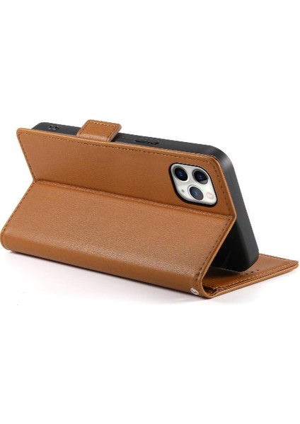 IPhone 11 Için Flip Case Pro Max Cüzdan Kartvizit Yuvaları Günlük Kullanım Flip (Yurt Dışından)