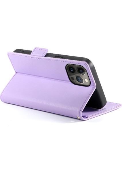 IPhone 13 Için Flip Case Pro Max Kartvizit Yuvaları Cüzdan Günlük Kullanım Flip (Yurt Dışından)
