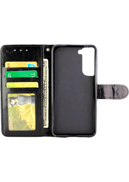 Samsung Galaxy S22 Artı 5g Kart Tutucu Darbeye Dayanıklı Manyetik Için Flip Case (Yurt Dışından)
