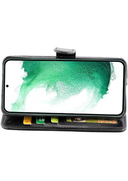 Samsung Galaxy S22 Artı 5g Kart Tutucu Darbeye Dayanıklı Manyetik Için Flip Case (Yurt Dışından)