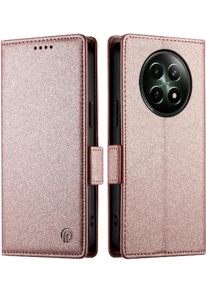 Realme 12 5g Günlük Kullanım Için Flip Case Iş Cüzdan Kart Yuvaları Flip (Yurt Dışından)
