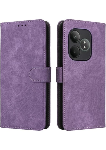 Realme Gt Neo6 Pu Deri Manyetik Kapatma Kart Yuvaları Için Kılıf Kapak Çevirin (Yurt Dışından)
