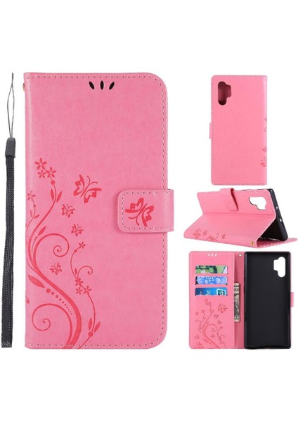 Samsung Galaxy Not 10 Artı Pu Deri Kickstand Manyetik Için Filp Durumda (Yurt Dışından)
