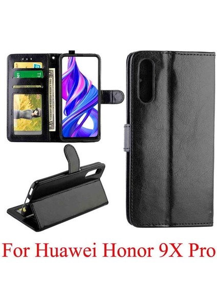 Honor 9x Pro Kart Tutucu Manyetik Kapatma Pu Deri Için Flip Case (Yurt Dışından) fiyatları