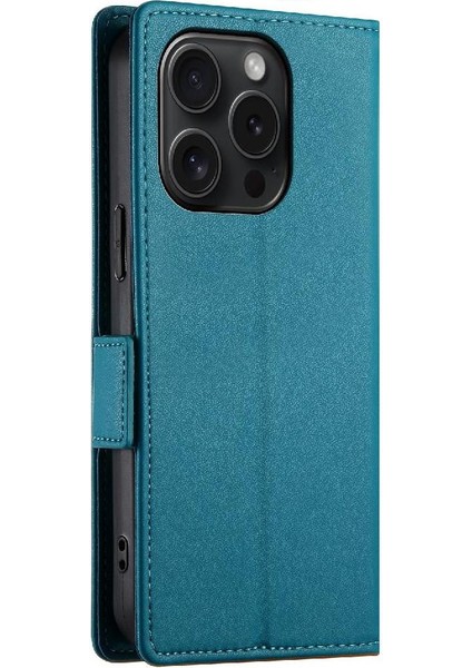IPhone 15 Için Flip Case Pro Kart Yuvaları Iş Günlük Kullanım Cüzdan Flip (Yurt Dışından)