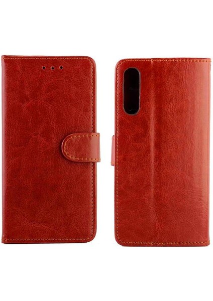 Honor 9x Pro Kart Tutucu Manyetik Kapatma Pu Deri Için Flip Case (Yurt Dışından)