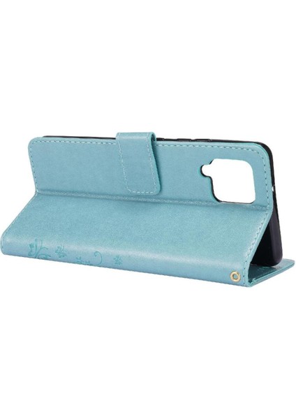 Samsung Galaxy Filp 5g Için Filp Durumda Kart Tutucu Kickstand Bilek Kayışı Pu (Yurt Dışından)