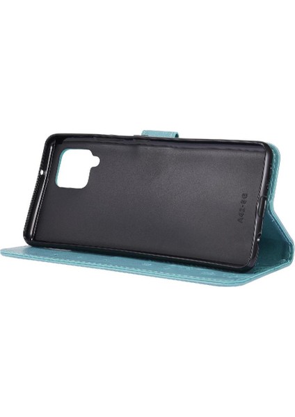 Samsung Galaxy Filp 5g Için Filp Durumda Kart Tutucu Kickstand Bilek Kayışı Pu (Yurt Dışından)