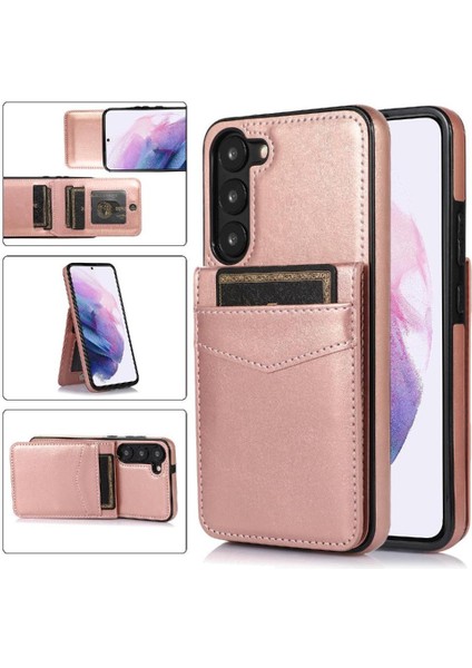 Samsung Galaxy S23 Durumda Cüzdan Kart Tutucu Manyetik Toka ile Uyumlu (Yurt Dışından)