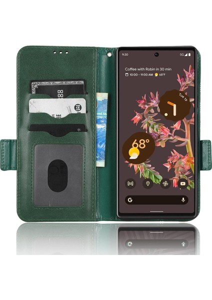 Google Piksel 6 5g Görüntüleme Standı 3 Kart Tutucu Cüzdan Pu Deri (Yurt Dışından) indirimleri