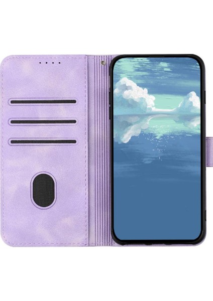 Motorola Kenar 50 Pro Manyetik Kapak Için Flip Case Kart Yuvası Standı ile Pu (Yurt Dışından)