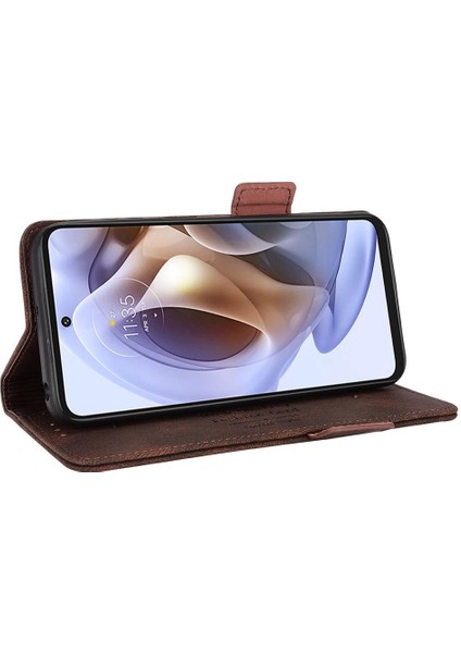 Kart Tutucu Kickstand Kart Ekleme ile Motorola Moto G31/G41 Için Kılıf (Yurt Dışından) modelleri