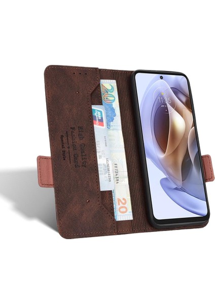 Kart Tutucu Kickstand Kart Ekleme ile Motorola Moto G31/G41 Için Kılıf (Yurt Dışından) indirimleri