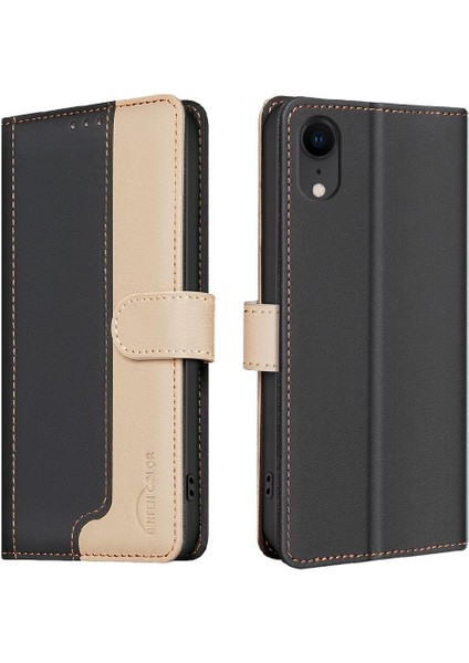 IPhone Xr Flip Için Flip Case Folio Kart Yuvaları Tutucu Rfıd Engelleme Tpu (Yurt Dışından) indirimleri
