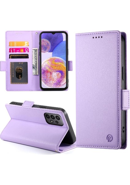 Samsung Galaxy A23 Günlük Kullanım Için Flip Case Cüzdan Çevir Kartvizit Yuvaları (Yurt Dışından) fırsatları