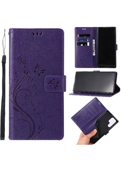 Samsung Galaxy S24 Ultra Kart Tutucu Kickstand Pu Deri Için Filp Durumda (Yurt Dışından)
