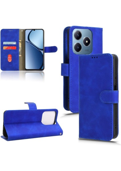 Realme C61 Kickstand Kart Yuvaları Için Flip Case Tutucu Cüzdan Yan Toka (Yurt Dışından)