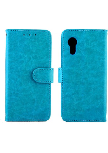 Samsung Galaxy Xcover 5 Kart Tutucu Manyetik Kapatma Pu Için Flip Case (Yurt Dışından)