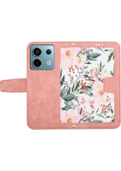 Cüzdan Kılıf Xiaomi Redmi Için Not 13 5g Anti Scratch Pu Deri Kart (Yurt Dışından)