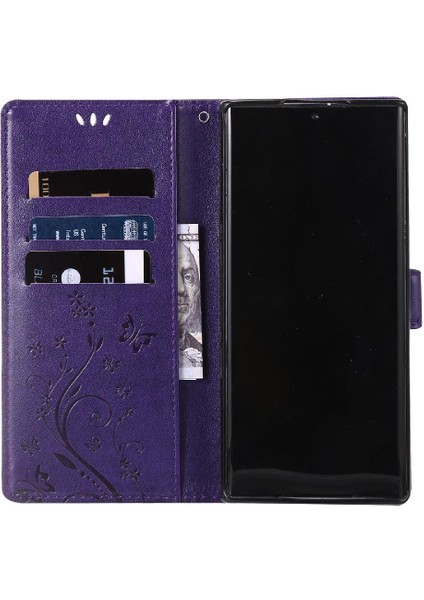 Samsung Galaxy S24 Ultra Kart Tutucu Kickstand Pu Deri Için Filp Durumda (Yurt Dışından) modelleri