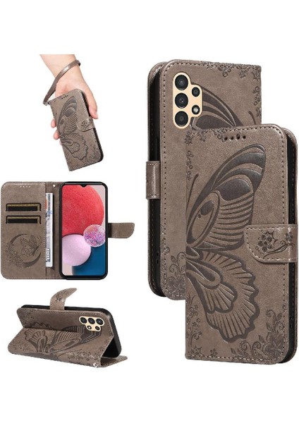 Samsung Galaxy A13 4g Için Flip CASE/A13 Lite 4g Ayrılabilir El Kayışı Yüksek (Yurt Dışından)