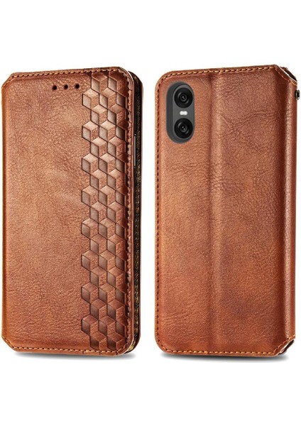 Sony Xperia 10 Vi Için Flip Case Moda Tasarımı Zarif Iş Çevirme (Yurt Dışından)