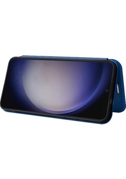 Samsung Galaxy S24 Kart Ekleme Deri Folio Flip Case Fiber Için Kılıf (Yurt Dışından) fiyatları
