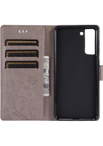 Samsung Galaxy S21 Için Kickstand Durumda Kart Tutucu Manyetik Kapatma Pu (Yurt Dışından) indirimleri