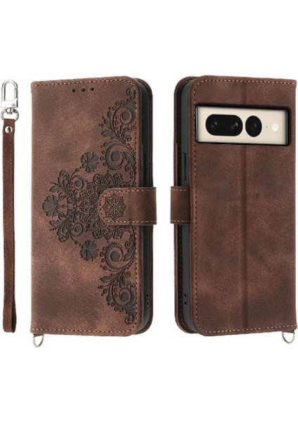 Google Pixel 8 Pro Darbeye Dayanıklı Çoklu Kredi Kartı Yuvaları Için Flip Case (Yurt Dışından)