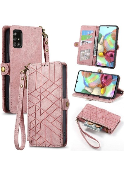 Samsung Galaxy A71 4g Için Flip Case Basit Iş Kapak Darbeye (Yurt Dışından)
