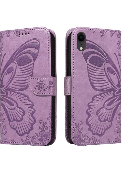 IPhone Xr Yüksek Kaliteli Deri Kredi Kartı Yuvası El ile Flip Case (Yurt Dışından)