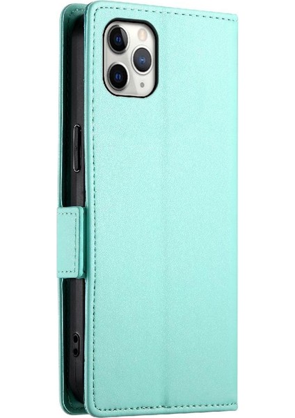 IPhone 11 Için Flip Case Pro Max Cüzdan Kartvizit Yuvaları Günlük Kullanım Flip (Yurt Dışından)