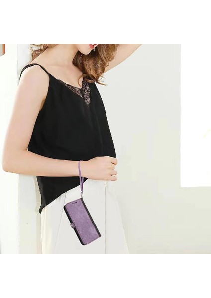 Honor Için Kılıf 200 Pro Flip Folio Kitap Kickstand Koruyucu Cüzdan Pu ile (Yurt Dışından)