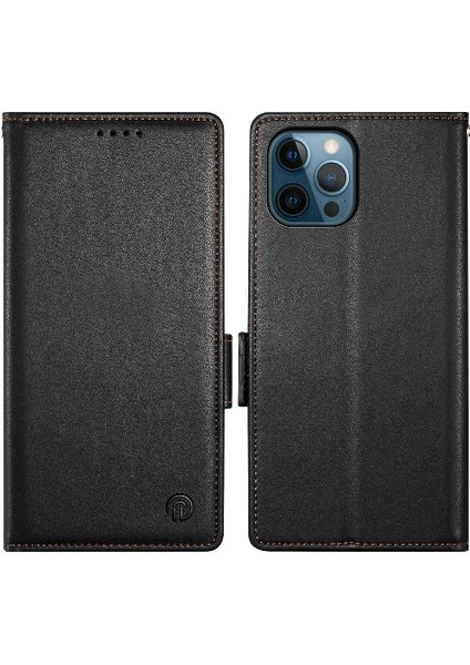 IPhone 12 Için Flip Case Pro Max Günlük Kullanım Flip Cüzdan Kartvizit Yuvaları (Yurt Dışından)