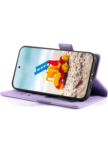 Google Piksel 9 Pro Flip Günlük Kullanım Için Flip Case Iş Cüzdan Kart Yuvaları (Yurt Dışından)