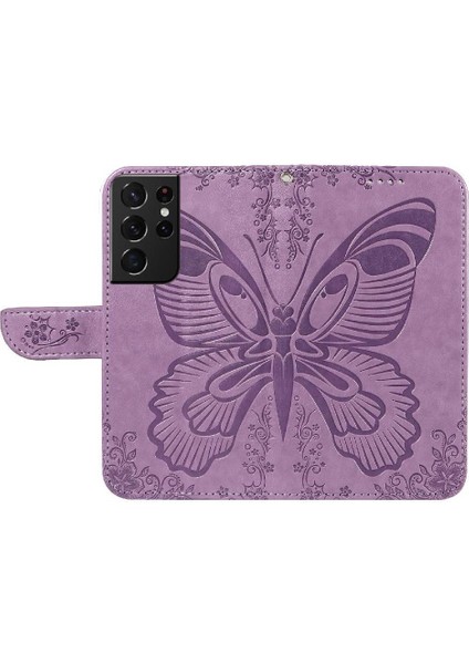 Samsung Galaxy S21 Için Flip Case Ultra Ayrılabilir El Kayışı Kabartmalı Yüksek (Yurt Dışından) fırsatları