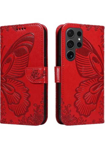 Samsung Galaxy S24 Için Flip Case Kredi ile Ultra Ayrılabilir El Kayışı (Yurt Dışından)