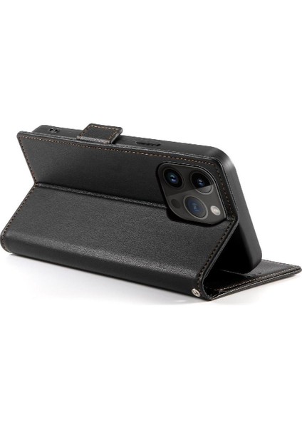 IPhone 14 Pro Günlük Kullanım Için Flip Case Kart Yuvaları Cüzdan Çevirme Iş (Yurt Dışından)