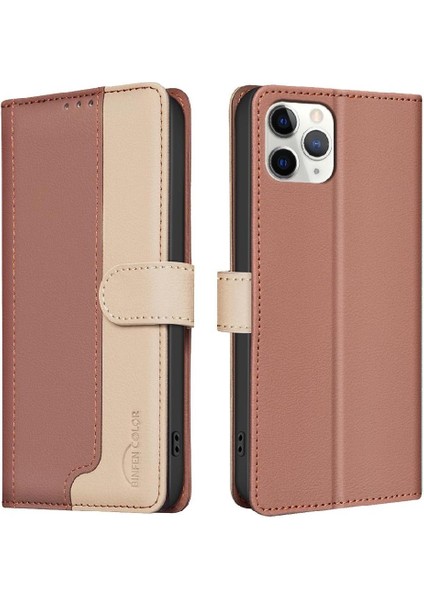 IPhone 11 Pro Max Rfıd Engelleme Kickstand Kart Yuvaları Tutucu Için Flip Case (Yurt Dışından)