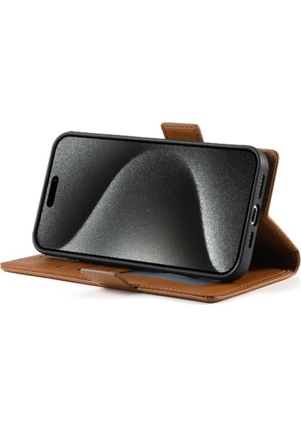 IPhone 15 Için Flip Case Pro Max Flip Cüzdan Günlük Kullanım Kart Yuvaları Iş (Yurt Dışından) fırsatları
