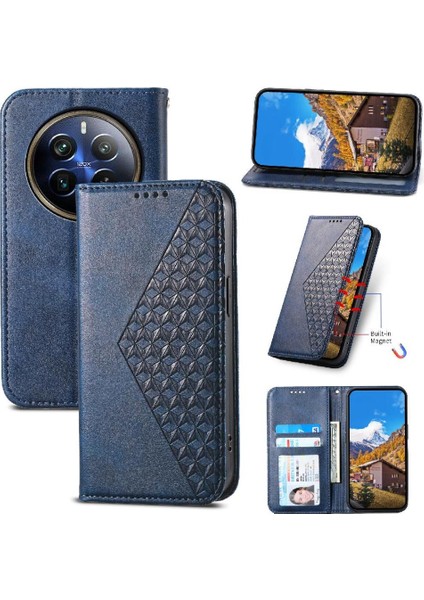 Realme 12 Pro Artı 5g Için Flip Case Standı Günlük Kullanım Cüzdan El Kayışı (Yurt Dışından)