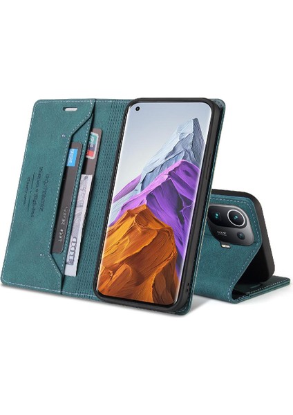 Xiaomi 11 Pro 5g Kickstand Iki Kart Yuvaları Premium Deri (Yurt Dışından)