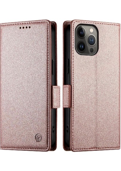 IPhone 13 Için Flip Case Pro Max Kartvizit Yuvaları Cüzdan Günlük Kullanım Flip (Yurt Dışından)