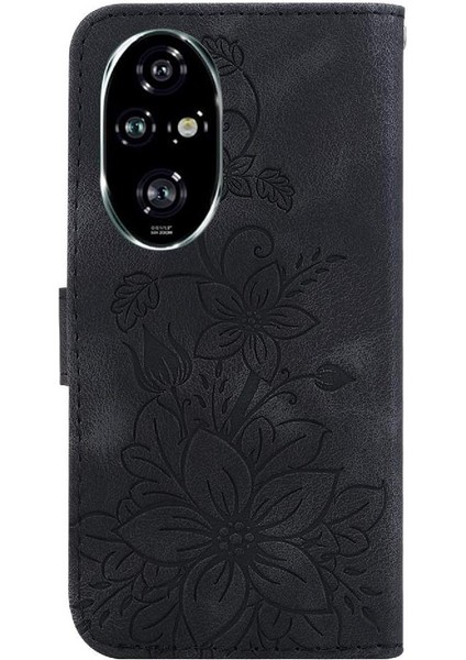 Honor Için Flip Case 200 Pro 5g Cüzdan Kart Tutucu Manyetik Kabartmalı Zambak (Yurt Dışından) indirimleri