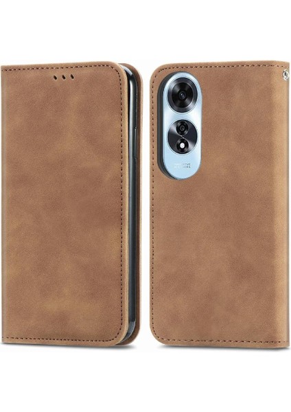 Oppo A60 4g Cüzdan Için Flip Case Darbeye Kapak Çevirin Deri Kılıf (Yurt Dışından)