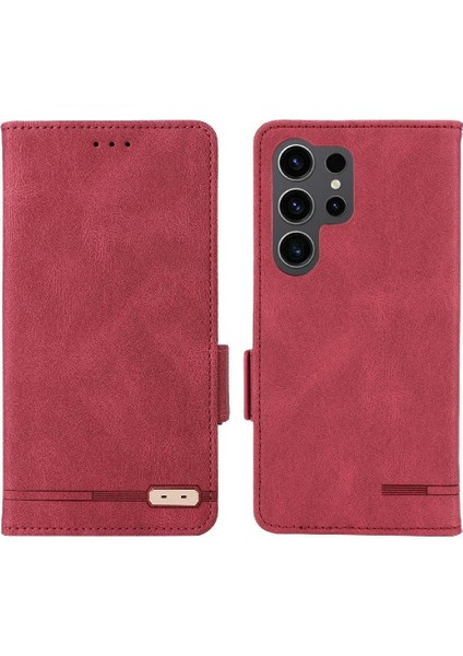 Kart Tutucu Kickstand Kart Folio ile Samsung Galaxy S24 Ultra Için Kılıf (Yurt Dışından)