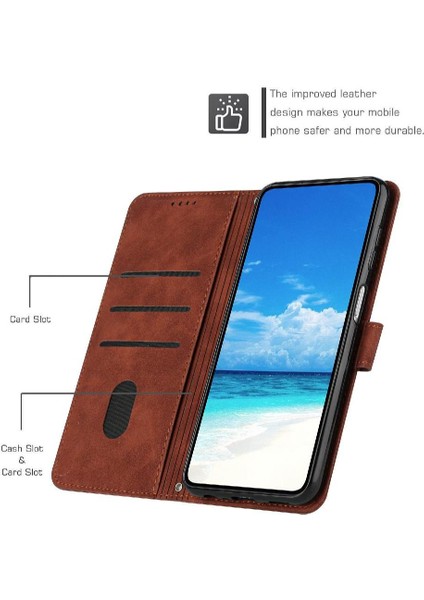 Realme C63 Kart Ekleme Için Flip Case Kickstand Aşk Cüzdan Yan Toka (Yurt Dışından)