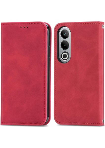 Oneplus Nord Ce4 Için Flip Case Cüzdan Kapak Çevirin Deri Kılıf Darbeye (Yurt Dışından)